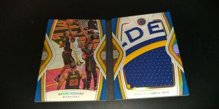 6/12 Kevin Durant 2018 - 19 Panini Opulence Nba Finals Patch Booklet Warriors Mvp
