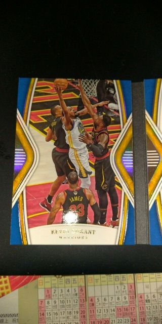 6/12 Kevin Durant 2018 - 19 Panini Opulence NBA Finals Patch Booklet Warriors MVP 4