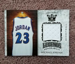 Michael Jordan Jersey Patch 2018 Sports Kings Legends Memorabilia Game - Worn