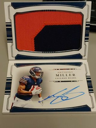 2018 National Treasures Booklet Anthony Miller Rpa Rc Rookie Patch Auto 94/99