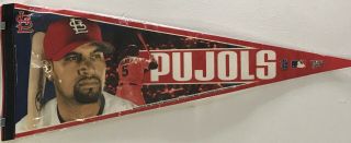 Mlb St Louis Cardinals Albert Pujols 2006 Pennant Flag 30” J7