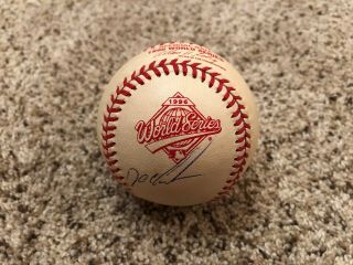 Dwight Doc Gooden Signed 1996 World Series Baseball Autographed