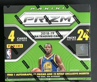 2018 - 19 Panini Prizm Basketball Retail Box 1 Auto Luka Doncic Trae Young