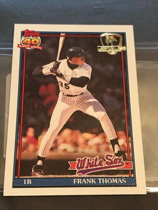 Frank Thomas 1991 Topps Desert Shield 79 White Sox Prp76