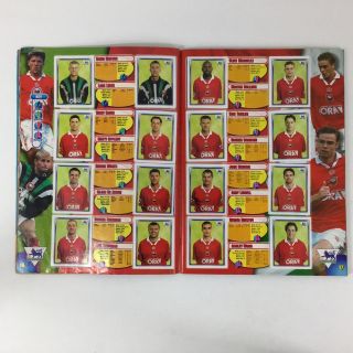 Merlin Official Premier League 1998 Sticker Album Man United Liverpool 4