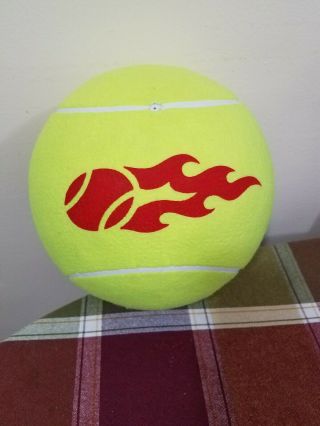 ROGER FEDERER SIGNED A US OPEN BIG TENNIS BALL Wilson 9 INCHES ROUND 3