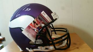 Dalvin Cook Autographed Signed Full Size authentic Helmet Minnesota Vikings JSA 3