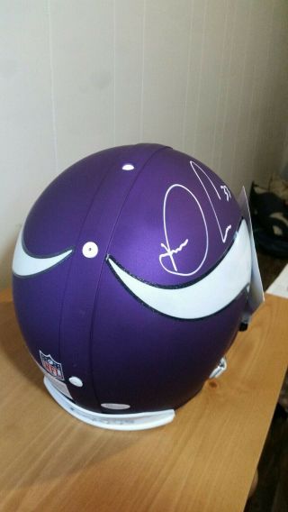 Dalvin Cook Autographed Signed Full Size authentic Helmet Minnesota Vikings JSA 4