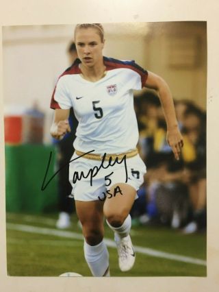 Lindsay Tarpley Hand Signed Autographed 8x10 Photo Usa Soccer