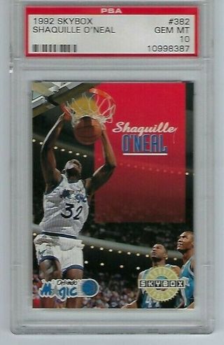 1992 Skybox 382 Shaquille O 