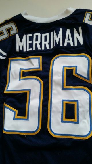 Chargers RARE Shawne Merriman Game Jersey 2010 Reebok Team Issue NFL 48 Football 3