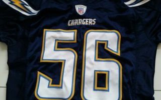 Chargers RARE Shawne Merriman Game Jersey 2010 Reebok Team Issue NFL 48 Football 5