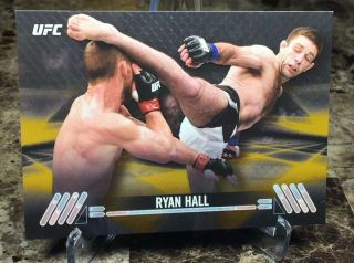 (1/1) Ryan Hall (gold) Base Parallel Card 2017 Topps Ufc/knockout (50/50)
