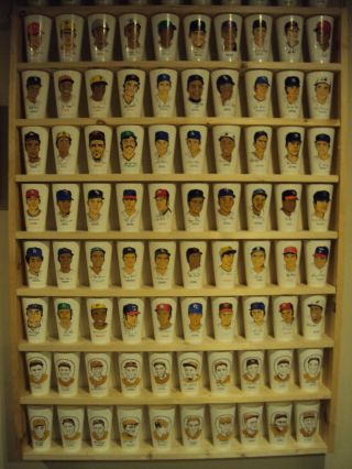 1973 7 - 11 Slurpee Baseball Player Cups - Complete (80) Cup Set With Entire Hof