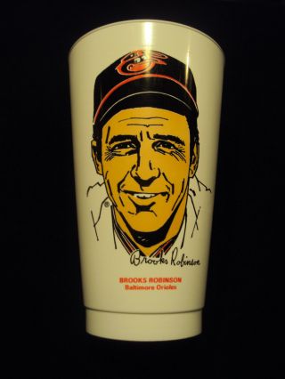 1973 7 - 11 Slurpee Baseball Player Cups - Complete (80) Cup Set with entire HOF 8