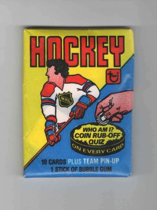 1980 - 81 Topps Nhl Hockey Wax Pack