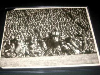1925 Red Grange Press Photo - - Type 1 - Last College Game - - Illinois Vs Ohio - - Rare