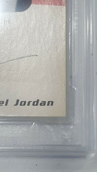 05 - 06 UD Trilogy Michael Jordan Signature Swatch Patch psa bgs auto 3/10 Gold 7