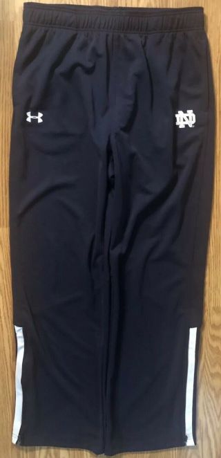 Notre Dame Football Team Issued Under Armour Pants Tags Xl