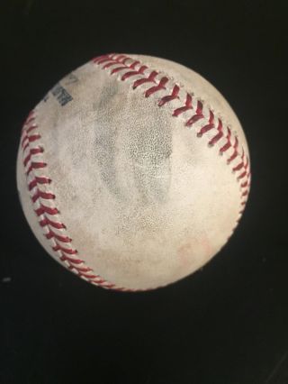 Eddie Rosario Game Baseball HIT And Sano GDP 5/30/18 Authentic MLB Holo 3