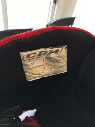 Game Worn Team Issued Wisconsin Badgers Hockey Pants Breezers CCM In Bag 5