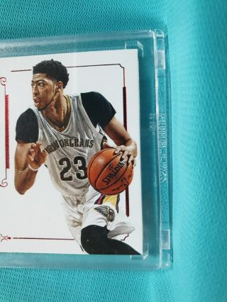 2014 - 15 FLAWLESS ANTHONY DAVIS 7/15 RUBY AUTO SIGNATURES AUTOGRAPH TF 3