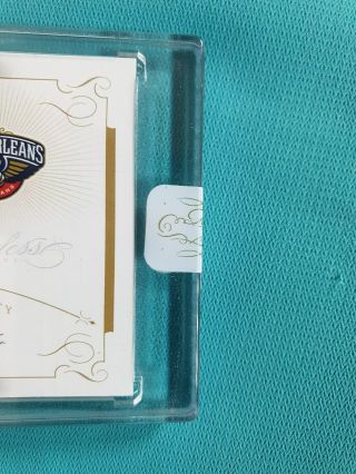 2014 - 15 FLAWLESS ANTHONY DAVIS 7/15 RUBY AUTO SIGNATURES AUTOGRAPH TF 5