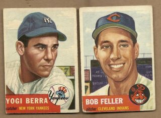 1953 Topps Yogi Berra 104 Yankees