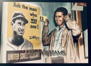 2019 Topps Stadium Club Ted Williams Oversize Box Topper Card