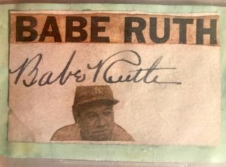 Babe Ruth Cut Signature JSA BVG Auto Autograph York Yankees DNA BGS 4