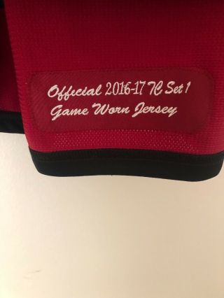 2016 - 17 Arizona Coyotes Lawson Crouse Game Worn Jersey 3