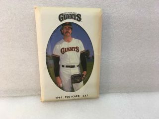 1985 San Francisco Giants Set Of 31 Barry Colla Picture Postcards
