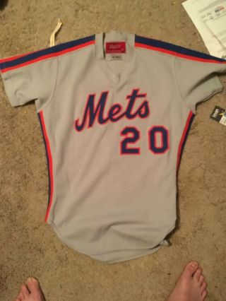 1983 York Mets Game Worn Jersey Mike Fitzgerald 42