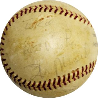 Stan Musial Signed & Personalized Vintage Spalding National League Baseball Ag13