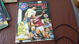 Panini Football 87 Sticker Album: Only Missing 11 Stickers