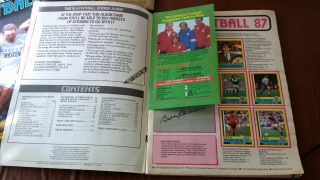 Panini Football 87 sticker Album: only missing 11 stickers 2