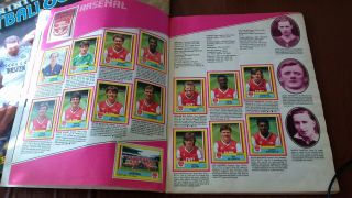 Panini Football 87 sticker Album: only missing 11 stickers 3