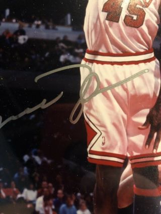 Michael Jordan Signed Autograph UDA Upper Deck Framed Limited Edition 278/500 3