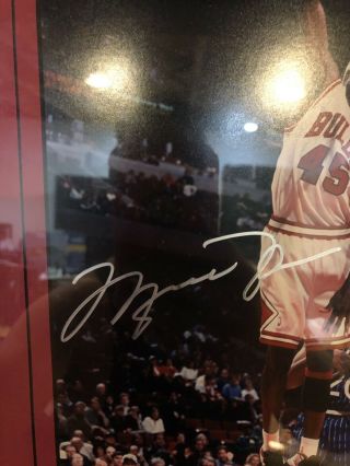 Michael Jordan Signed Autograph UDA Upper Deck Framed Limited Edition 278/500 4