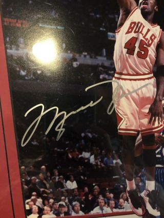 Michael Jordan Signed Autograph UDA Upper Deck Framed Limited Edition 278/500 5