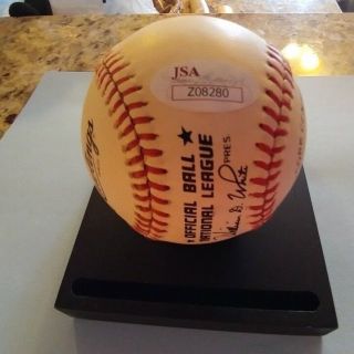 Sandy Koufax & Don Drysdale HOFers Autographed Rawlings Baseball JSA LOA S237 3