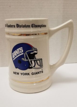 Vintage 1986 York Giants Eastern Division Champions Mug