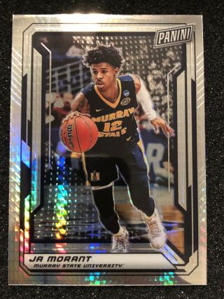 2019 Panini The National Vip Ja Morant Rookie Silver Hyper Prizm Rc Parallel /99