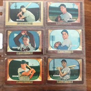 1955 Bowman Baseball Complete Set VG,  PSA 4 Mantle & Aaron,  6 Variations 4