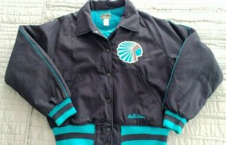 " Throwback " Atlanta Chiefs Npsl Soccer Jacket By Stall & Dean Xl {excellent}