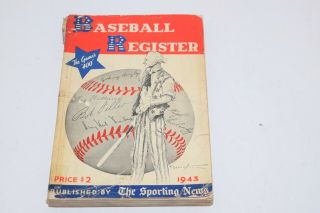 Vintage 1943 The Sporting News Baseball Register - The Game 