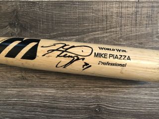 Mike Piazza Autographed 1996 Game Bat Los Angeles Dodgers MLB HOF Mizzuno 2