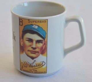 Jd Wheat Ty Cobb Baseball Hall Fame Coffee Cup / Mug Our National Game Porcelain