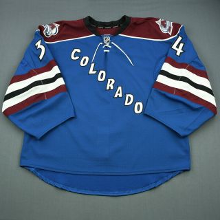 2013 - 14 Kent Patterson Colorado Avalanche Game Issued Reebok Jersey Meigray