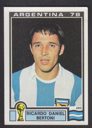 Panini - Argentina 78 World Cup - 58 Ricardo Bertoni - Argentina